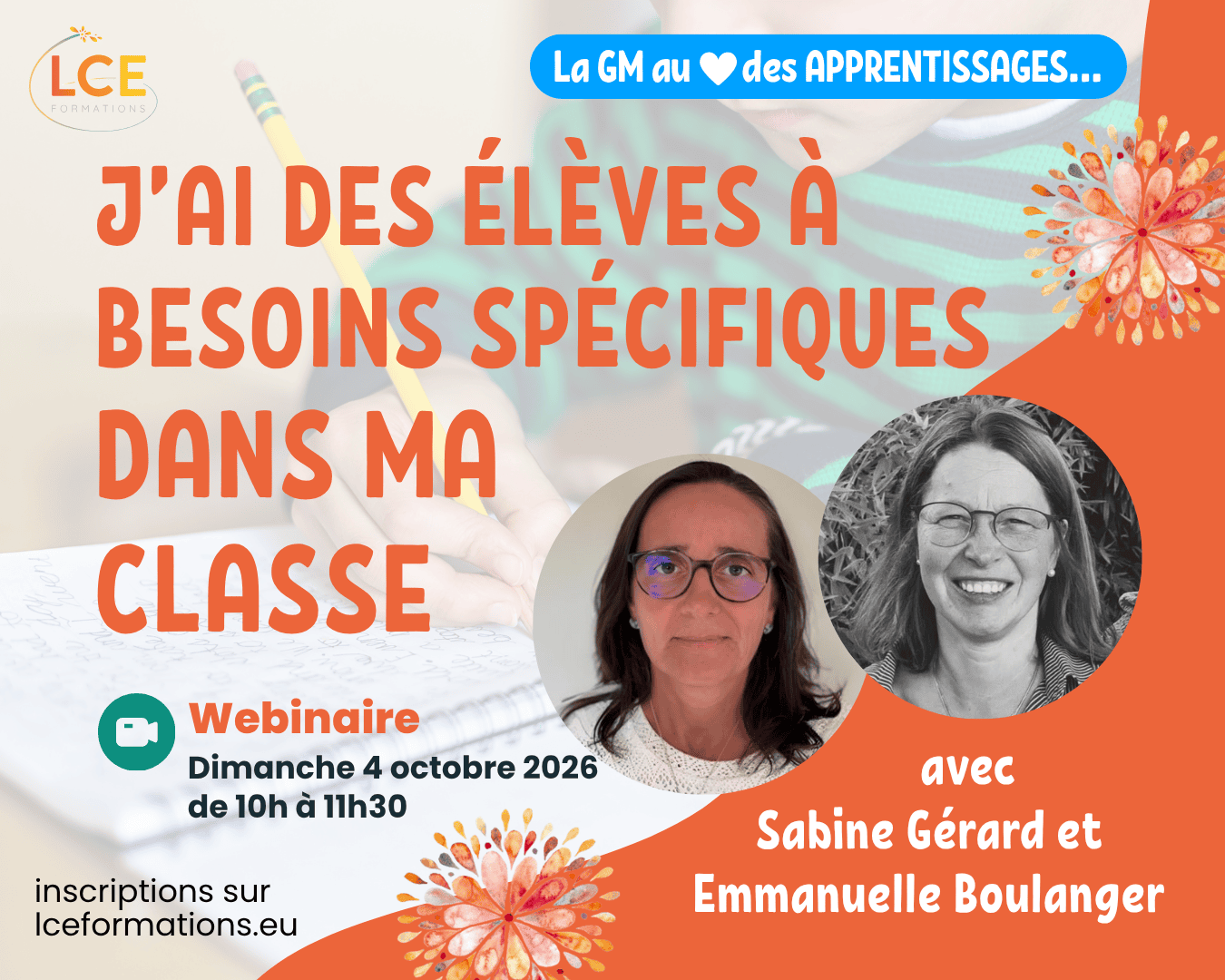 J'ai des élèves à besoins spécifiques dans ma classe S. Gerard
